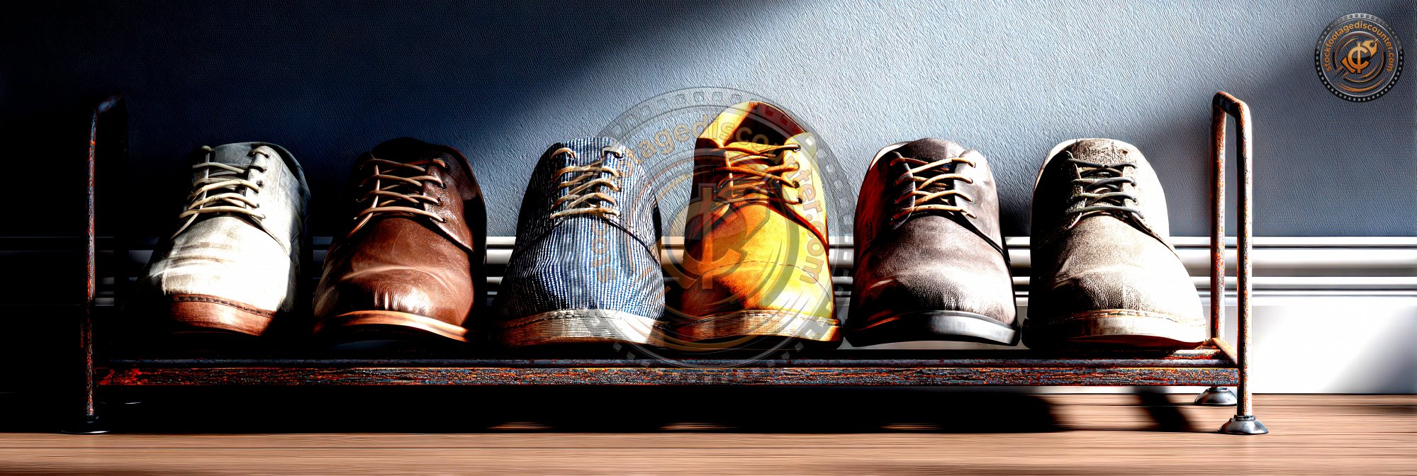 Metal Shoe Rack With Shoes Close Up. Shoe Closeup. 206f1898 F269 47dc B095 5f08414cfdec 2 Gigapixel Standard 6x Hc