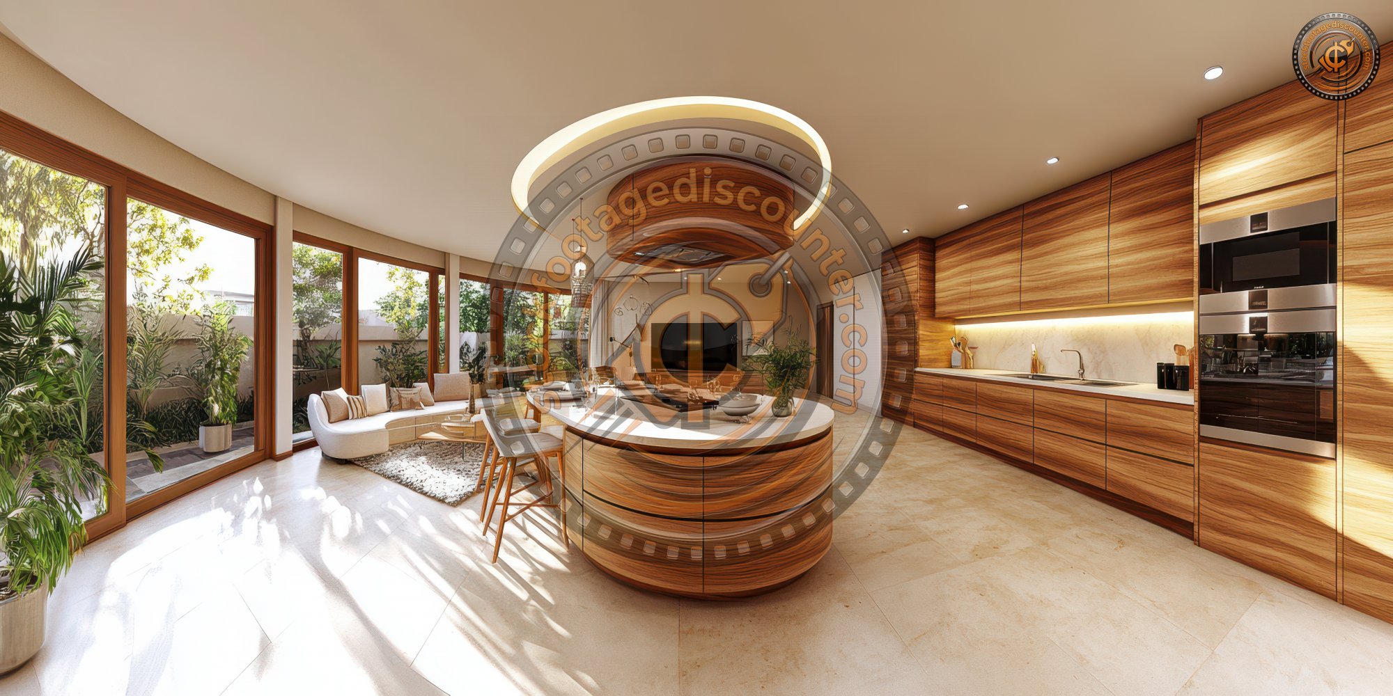 Modern Kitchen With Kitchen Island Panorama. 5f1a61c1 7b6b 4979 Ac9a 2410d86ff5d2 1 Gigapixel Standard 6x