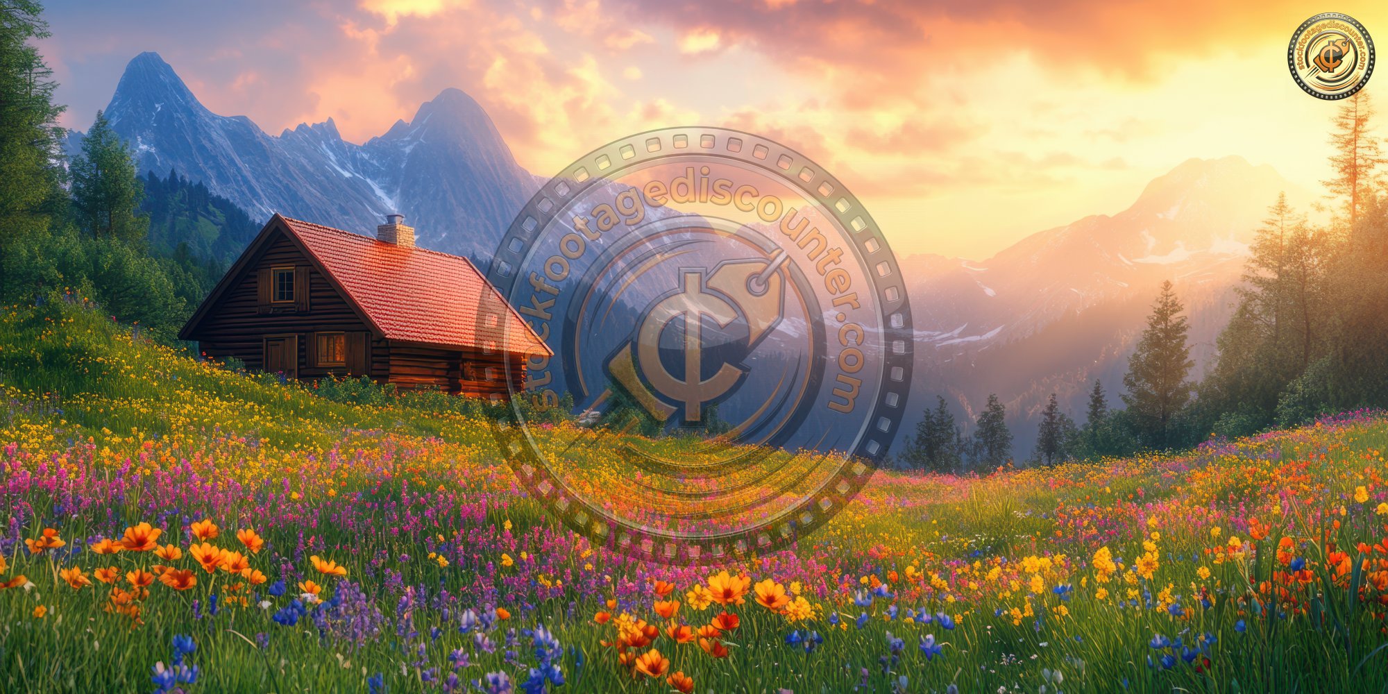 Mountain Cabin Nestled In A Vibrant Wildflower Me D984962d 7ecb 476c 9316 6bb9f181ca90 0 Gigapixel Standard 6x