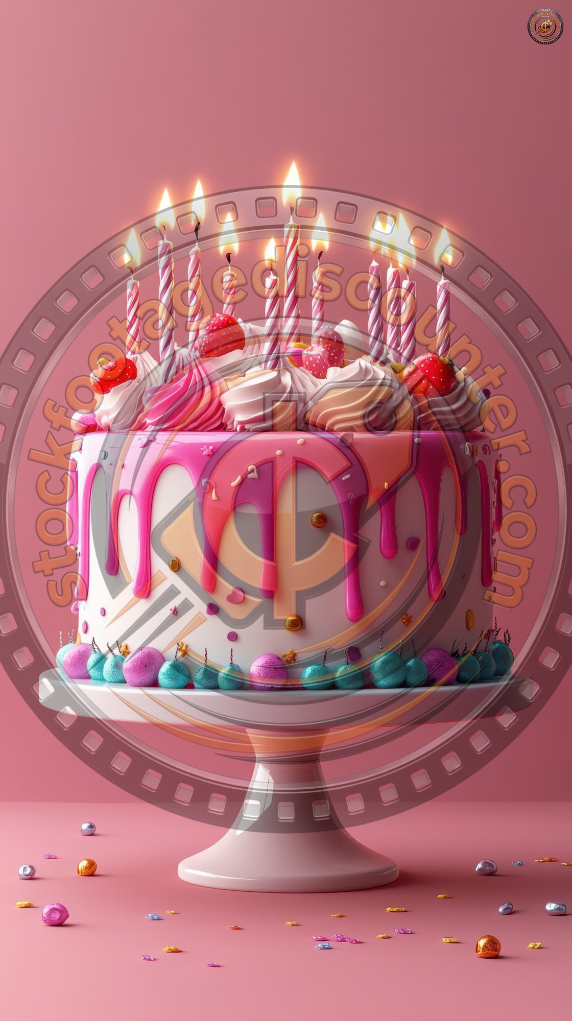 Pink Birt Ay Cake With Candles And Different Dec 4b0d924c C95c 4fda Be26 7352d8a66d56 2 Gigapixel Standard 6x
