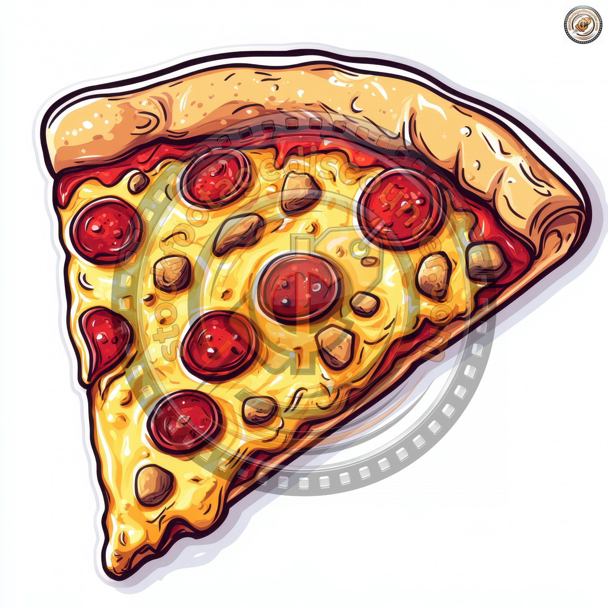 Pizza Icon Logo Isolated Illustration. Food 819f758d 29b9 4f32 84c0 Bf64f8c0cca3 3 Gigapixel Standard 6x