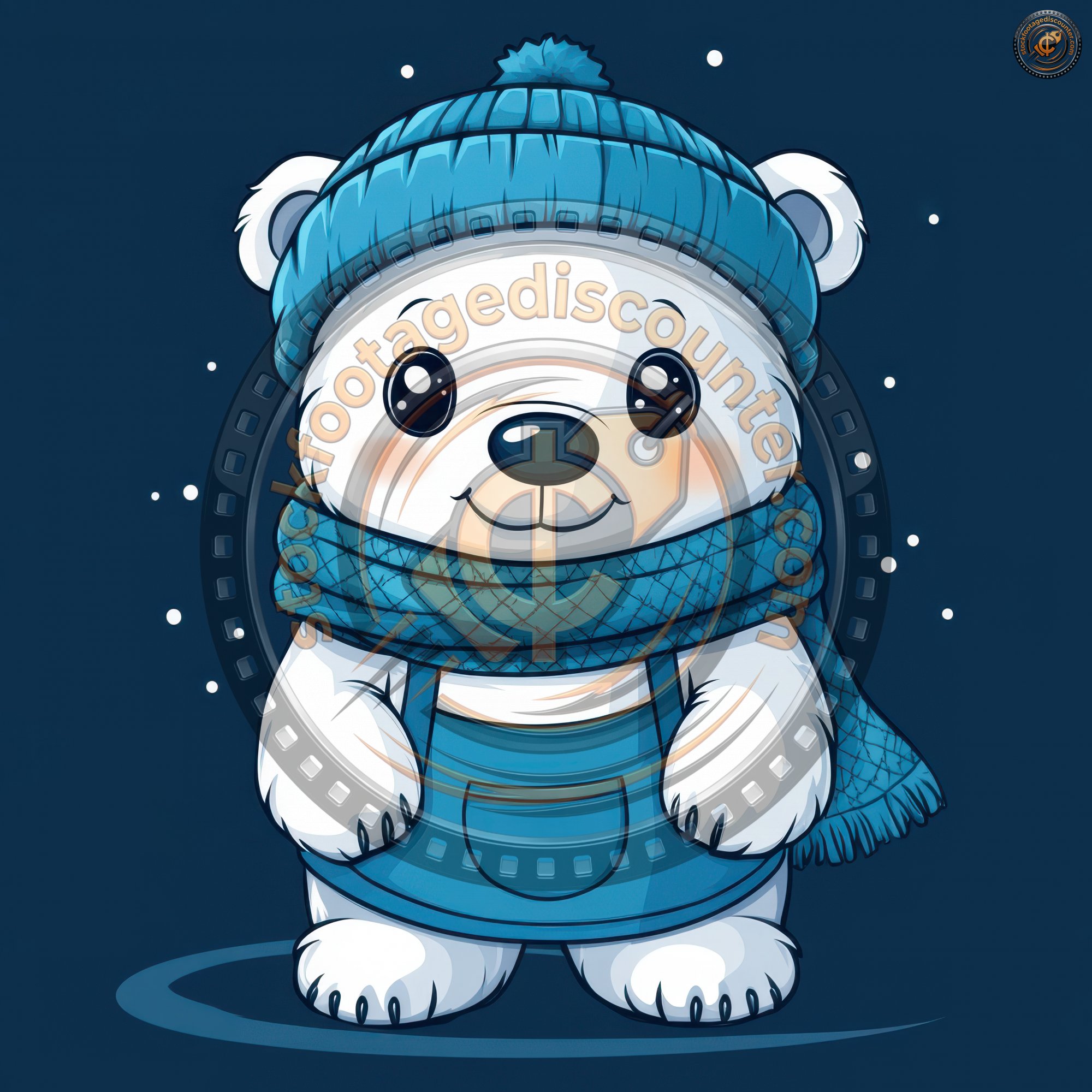 Polar Bear Is Wearing Scarf Apron And Buckue 1eb600b8 E3d6 4498 9a6e E89324797164 0 Gigapixel Standard 6x