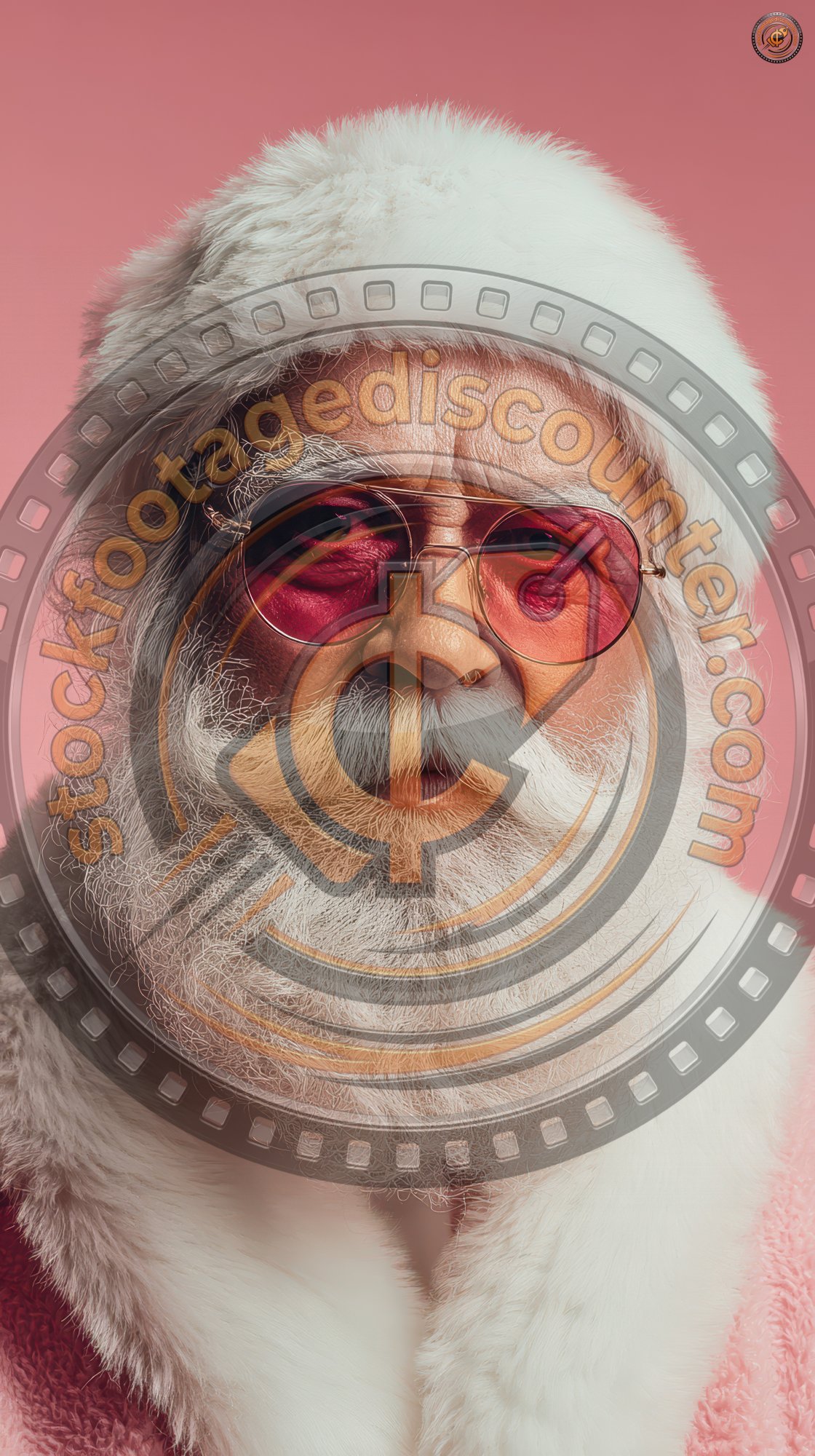 Portrait Of Santa Claus In Sunglasses On A Pink B 692aed66 6c7c 4746 Adc4 98910c5ac212 2 Gigapixel Standard 6x