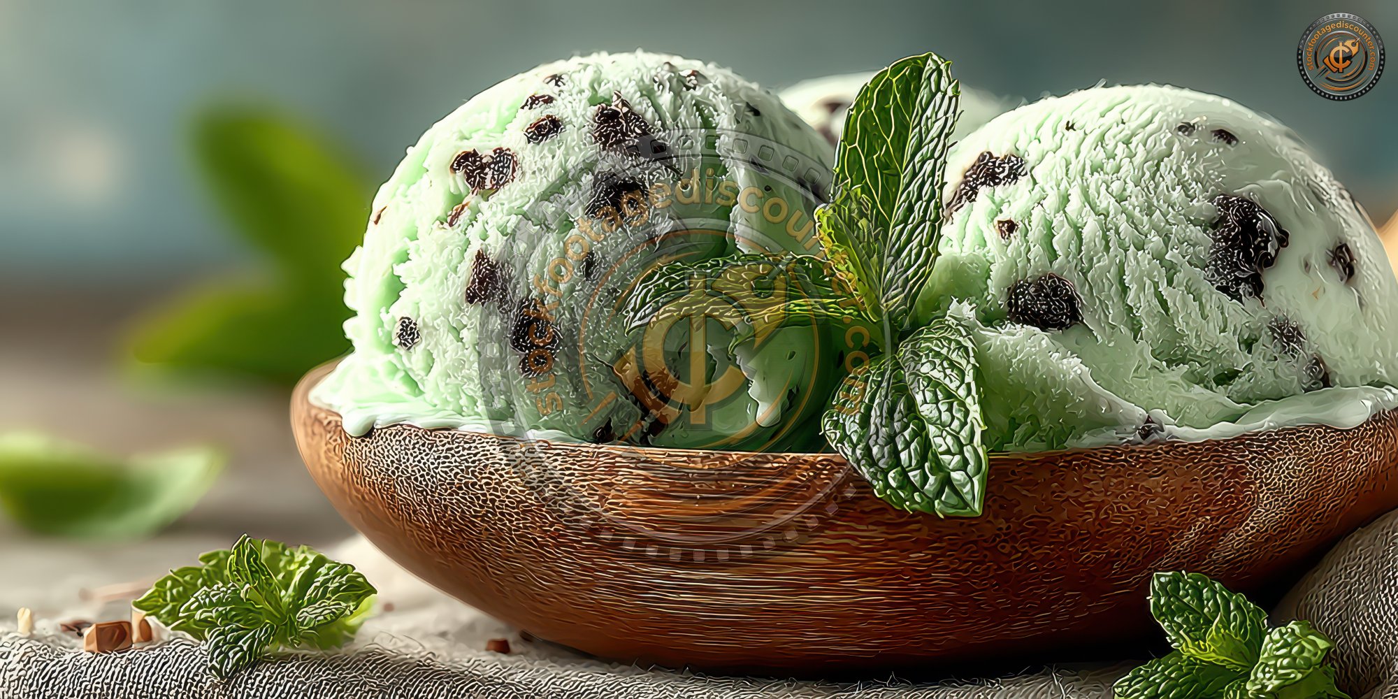 Refreshing Mint Chocolate Chip Ice Cream In A Bro 3377d27e 46d4 4c5e 9eae 8636d5c13d9d 1 Gigapixel Standard 6x