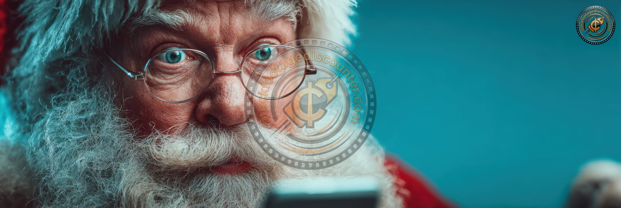 Santa Claus Holding A Mobile Phone. Santa Claus. Ul 5fd2f9b7 Efde 4f64 9688 D5059213d83c 1 Gigapixel Standard 6x
