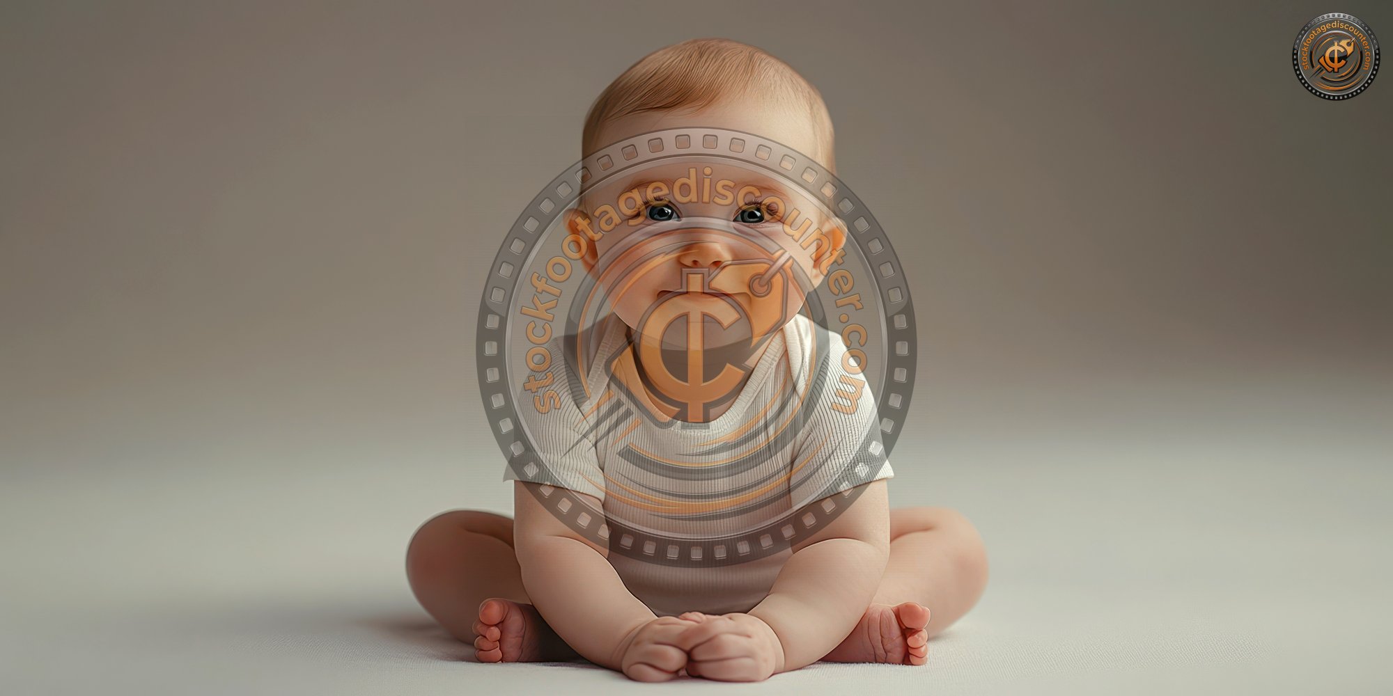 Smiling Baby Girl Toddler In White Bodysuit. Cute 67cd9774 10ba 4d8f 9b33 F56c15c1af76 3 Gigapixel Standard 6x Stylut