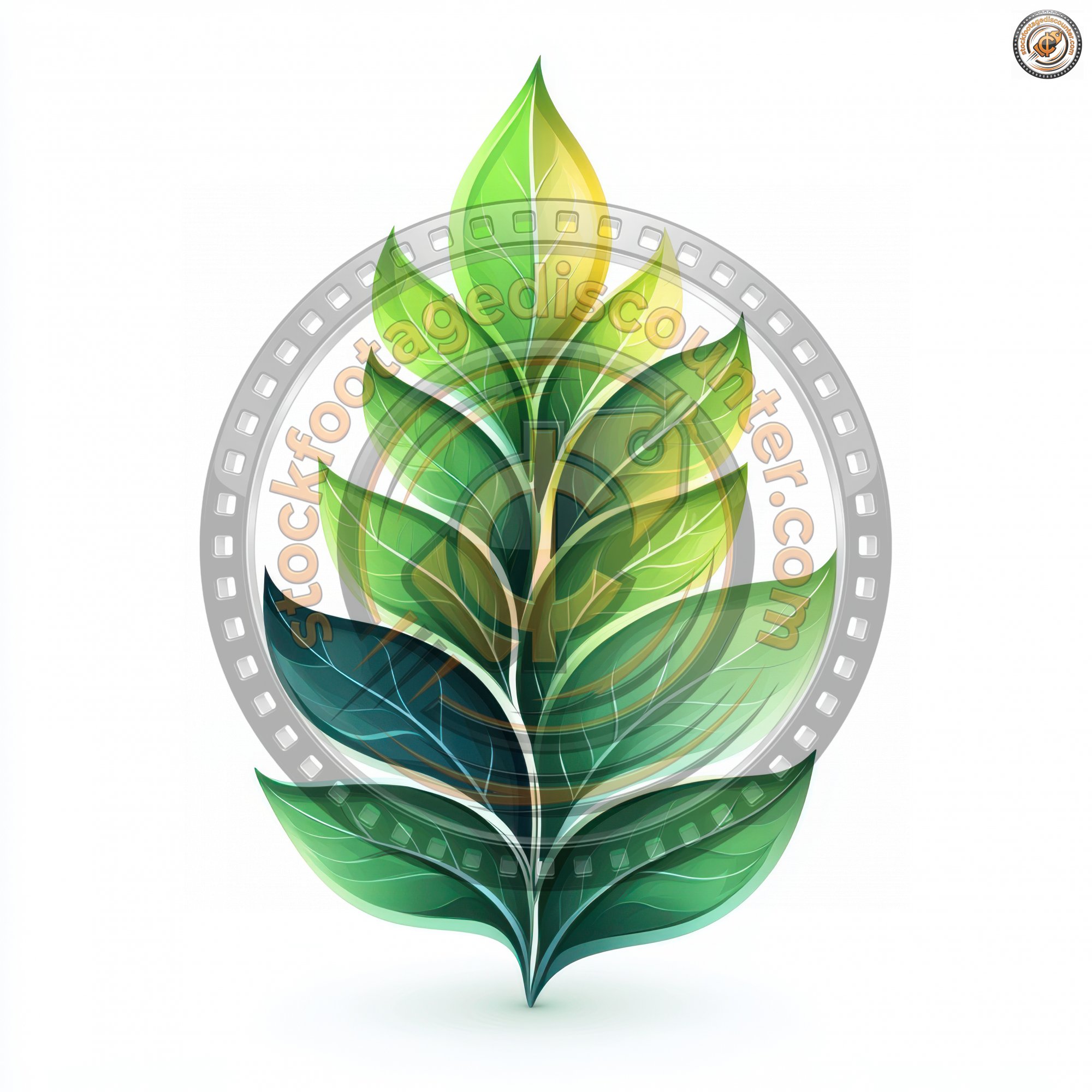 Spike Shape Organic Food Eco Green Label. Gr 7366b5e3 F10c 4f22 A41e A7955872ad03 3 Gigapixel Standard 6x