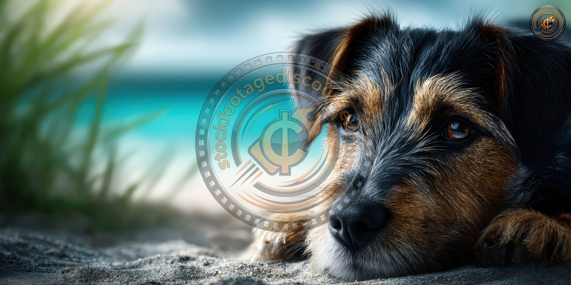 The Dog Relaxing On The Beach. Puppy Beach. Ultra C458bcde Fbd9 43fd A5b0 4fd1915ea5a3 3 Gigapixel Standard 6x