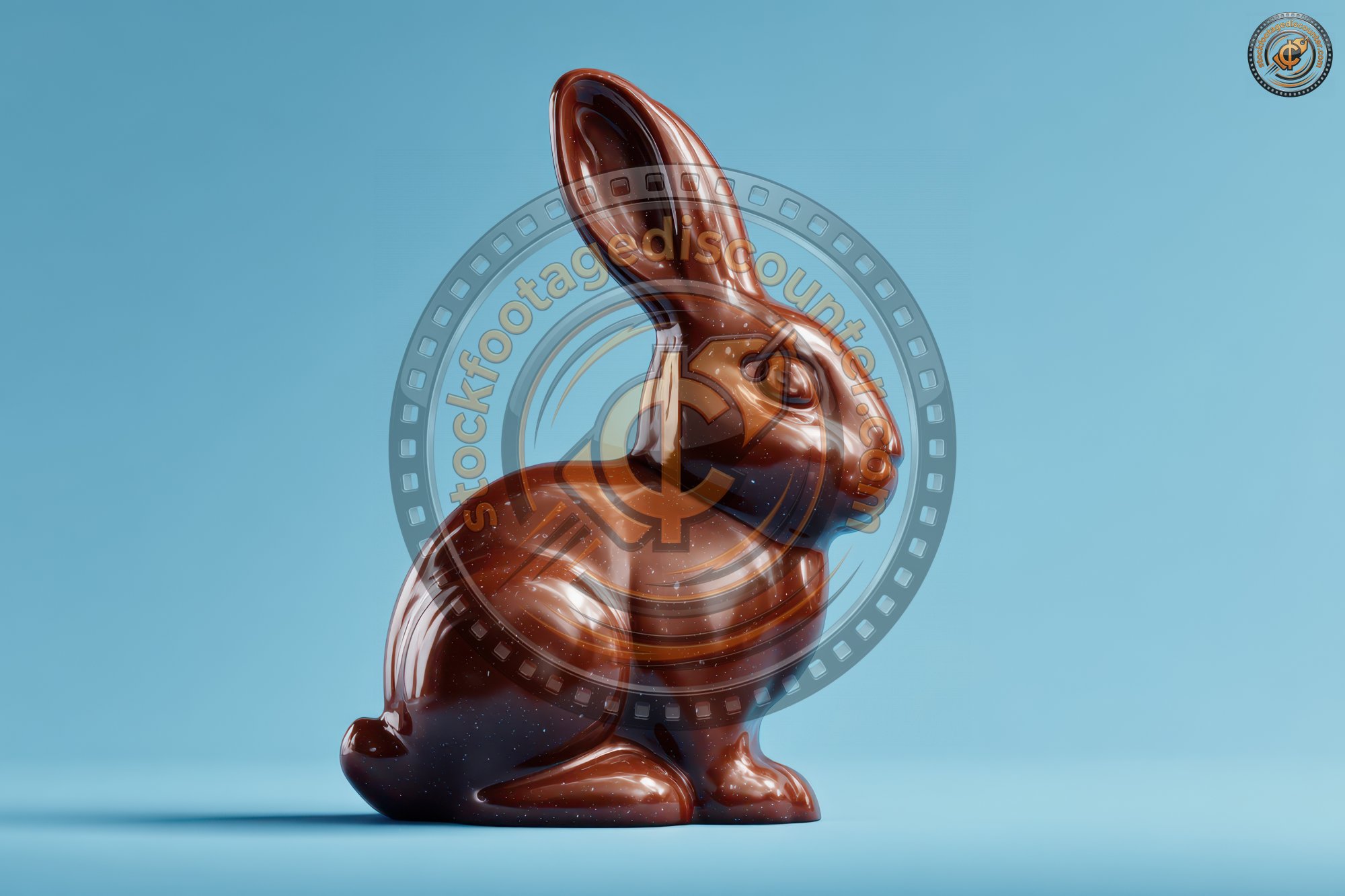 Chocolate Easter Bunny Melting On Light Blue Back 907cc78d 025e 4b83 9bf5 3b7a1941b080 1 Gigapixel Standard 6x