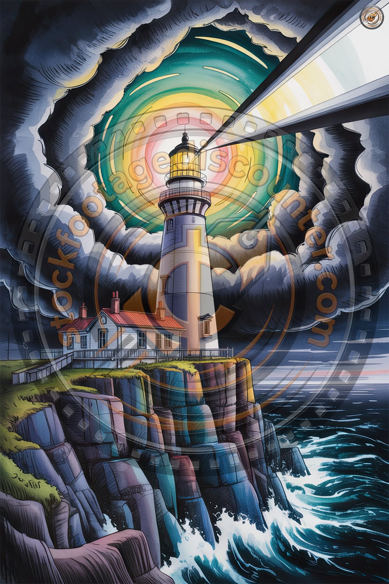 A Watercolor Drawing Of A Towering Light Fhkmmxfyqre6b2xg2yeyra Tamocx0zqzoezlqpocuwzq Gigapixel Cgi 6x