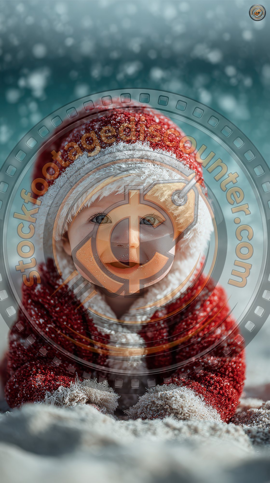 Baby Santa On Christmas Background. Cute Baby. Ul A067e555 43ce 42a0 Ab12 Eff1c5986124 3 Gigapixel Standard 6x