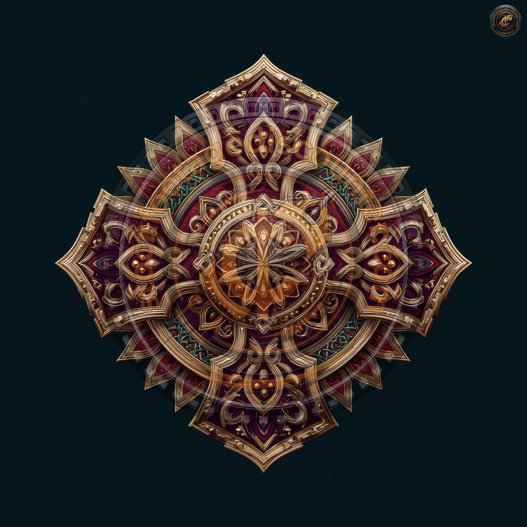 Celtic Cross Ornament. Christmas Logo Icon. Illus C4bd7fe9 F352 4d8c 989e 3115d4ad11e4 3 Gigapixel Standard 6x