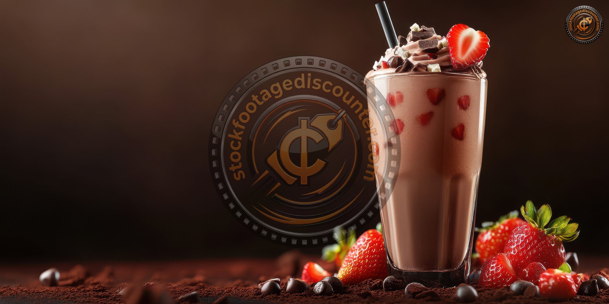 Chocolate Milkshake With Strawberry. Smoothie Wit 5beb2b94 845c 41ba B890 1098e6c1229b 1 Gigapixel Standard 6x