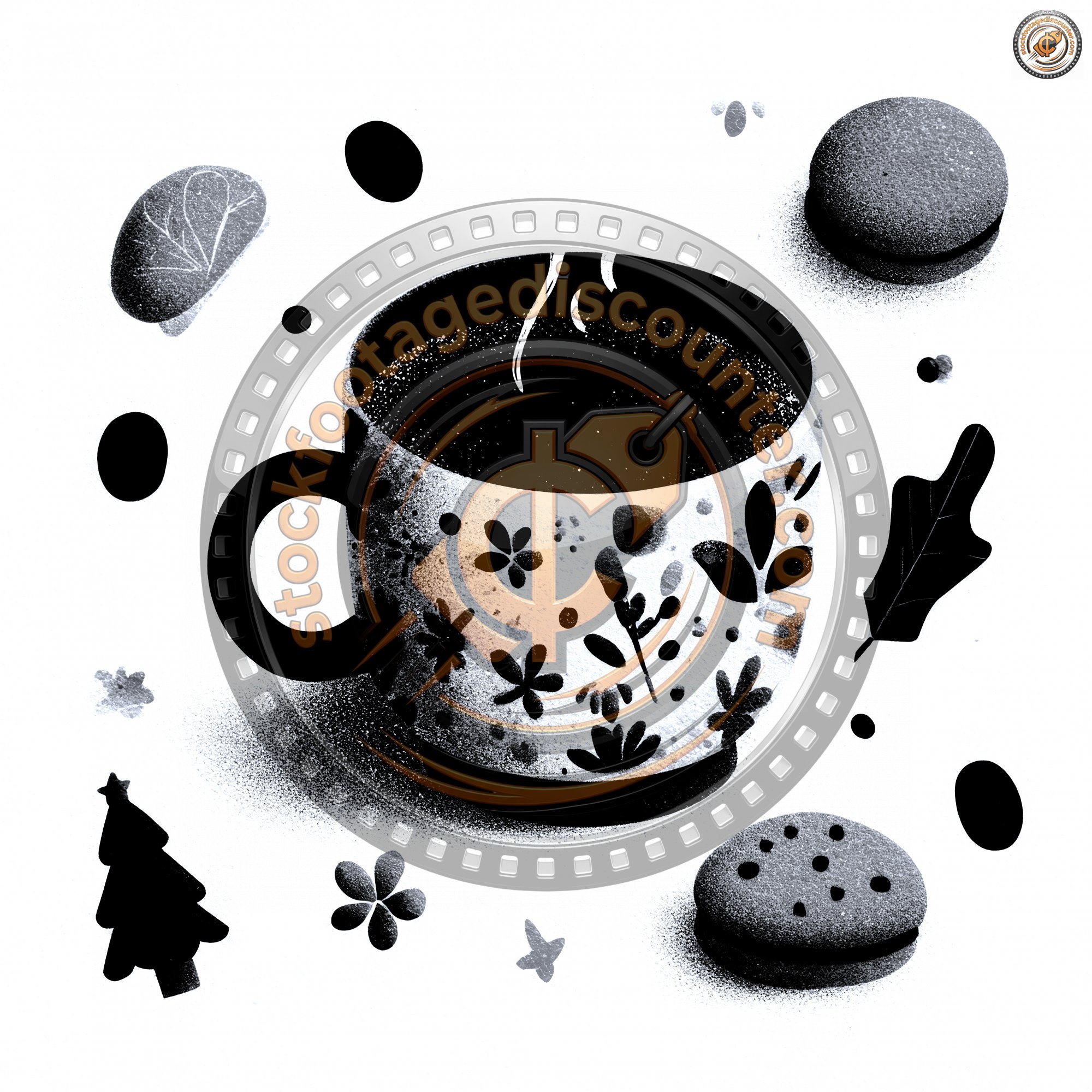 Cup Of Coffee And Cookies. Christmas 35a42456 D878 4aa6 8f66 166727bf01ee 1 Gigapixel Standard 6x Silver
