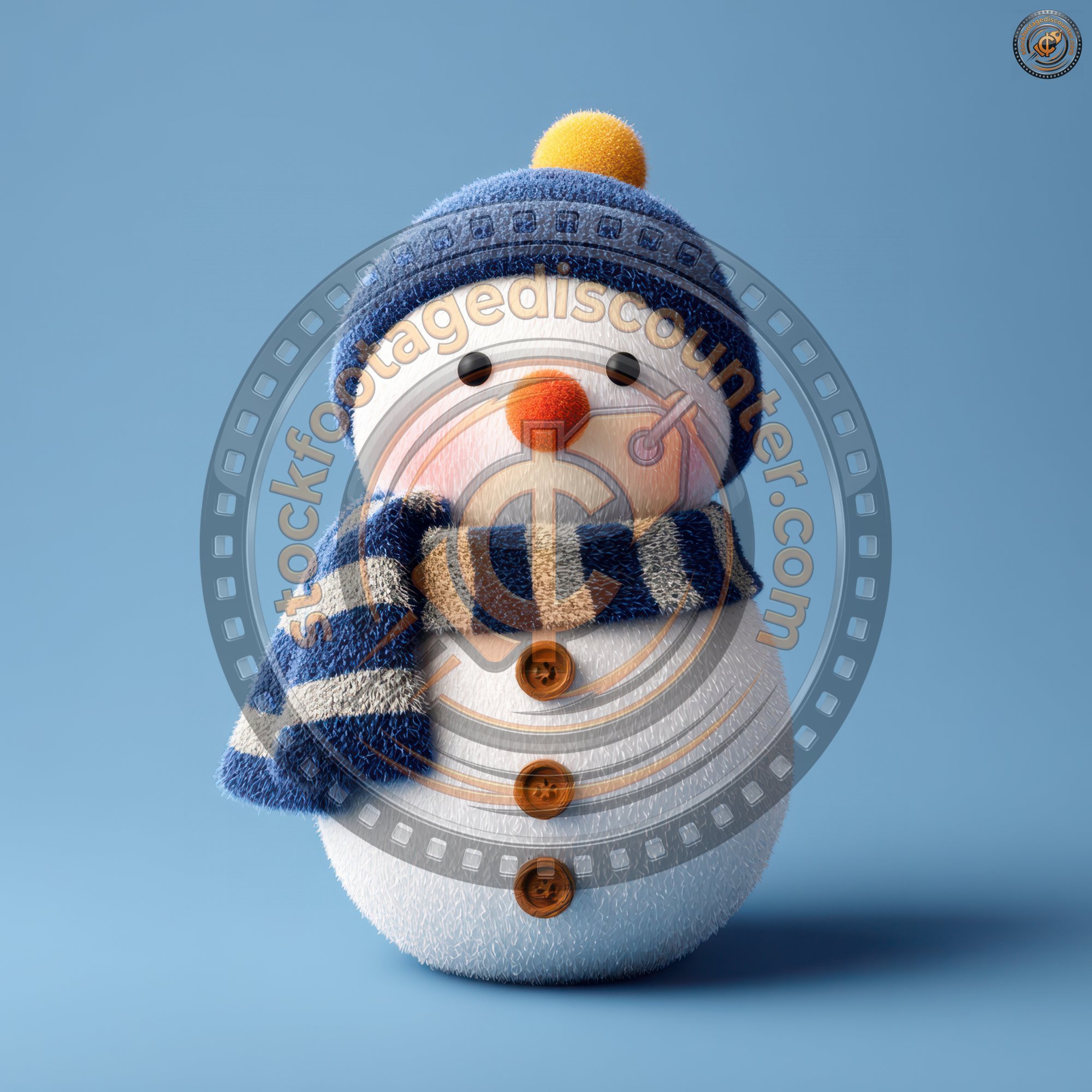 Cute Friendly Looking Snowman Graphic Blue. Snowma D72d97b0 8a34 41bb 8e68 2a7603fc5ff2 3 Gigapixel Standard 6x