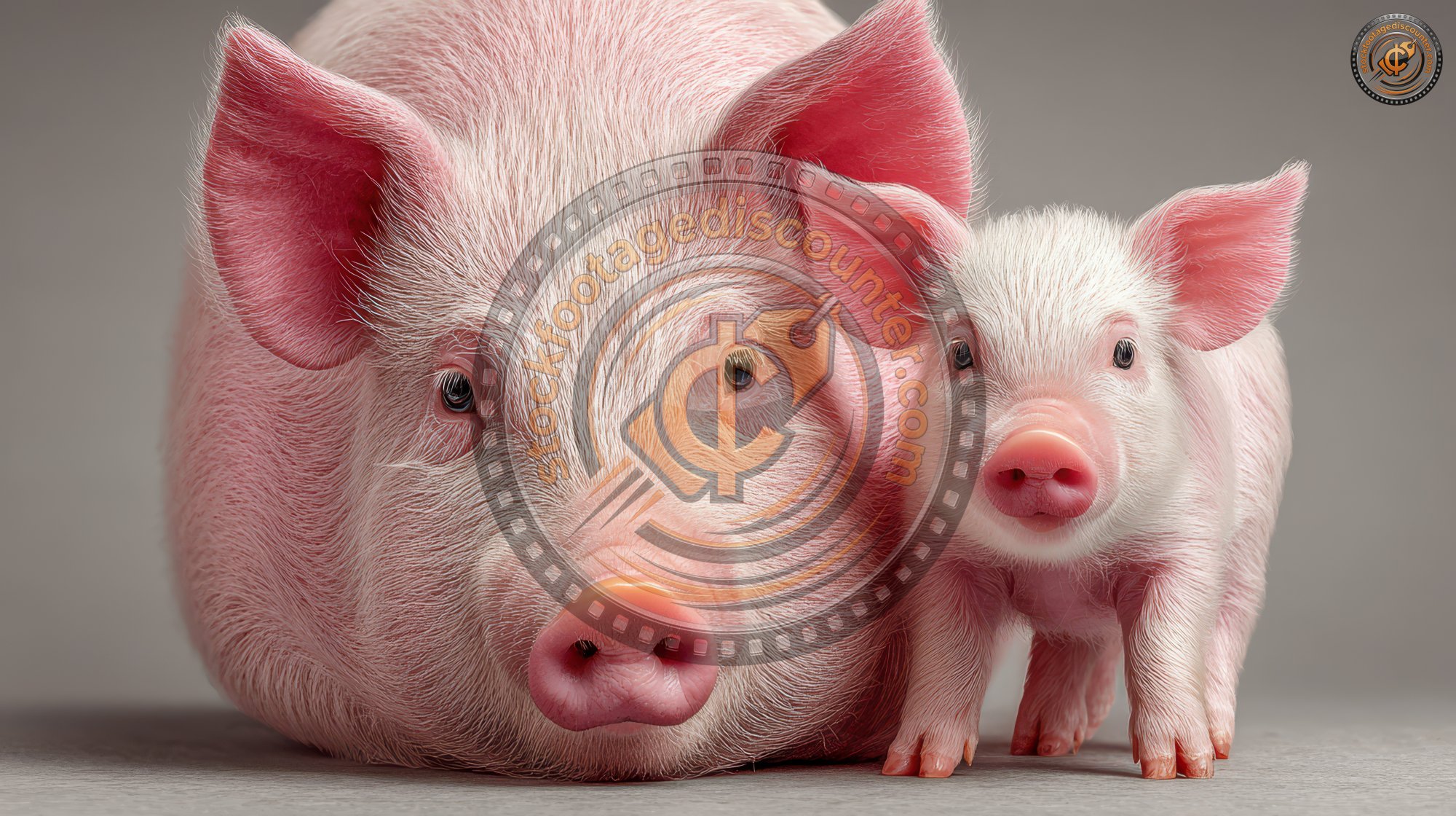 Female And Piglet Isolated. Pig. Ultra Realistic. 7309dee6 467a 4a5b B320 562da5643bd0 1 Gigapixel Standard 6x