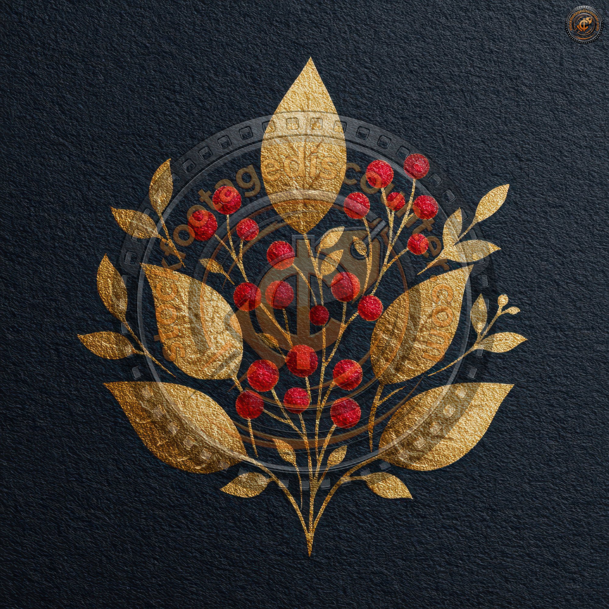 Golden Spring Logo Icon. Christmas Logo Icon. Ill 6cbc9af4 E8cc 489e A680 47b6c1ce817d 1 Gigapixel Standard 6x