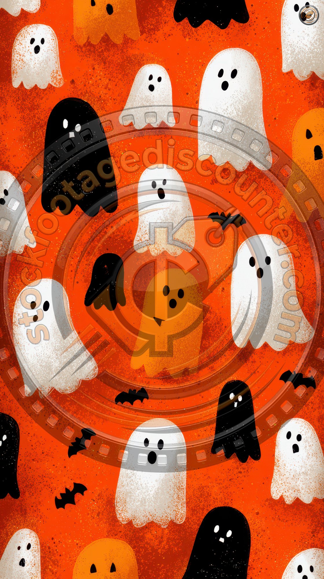 Halloween Seamless Pattern Ghosts And Pumpkins G 537fa915 Fe95 4194 9d1f 547437a3a562 1 Gigapixel Standard 6x