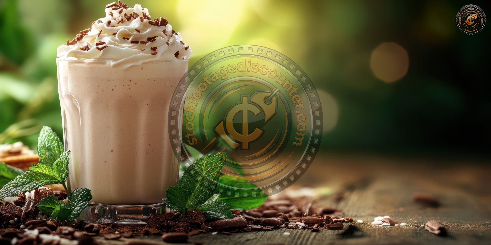 Milkshake In Glass With Natural Background. Milks D4192ebc 12d5 4f85 A23c 7c8cc9e37207 2 Gigapixel Standard 6x