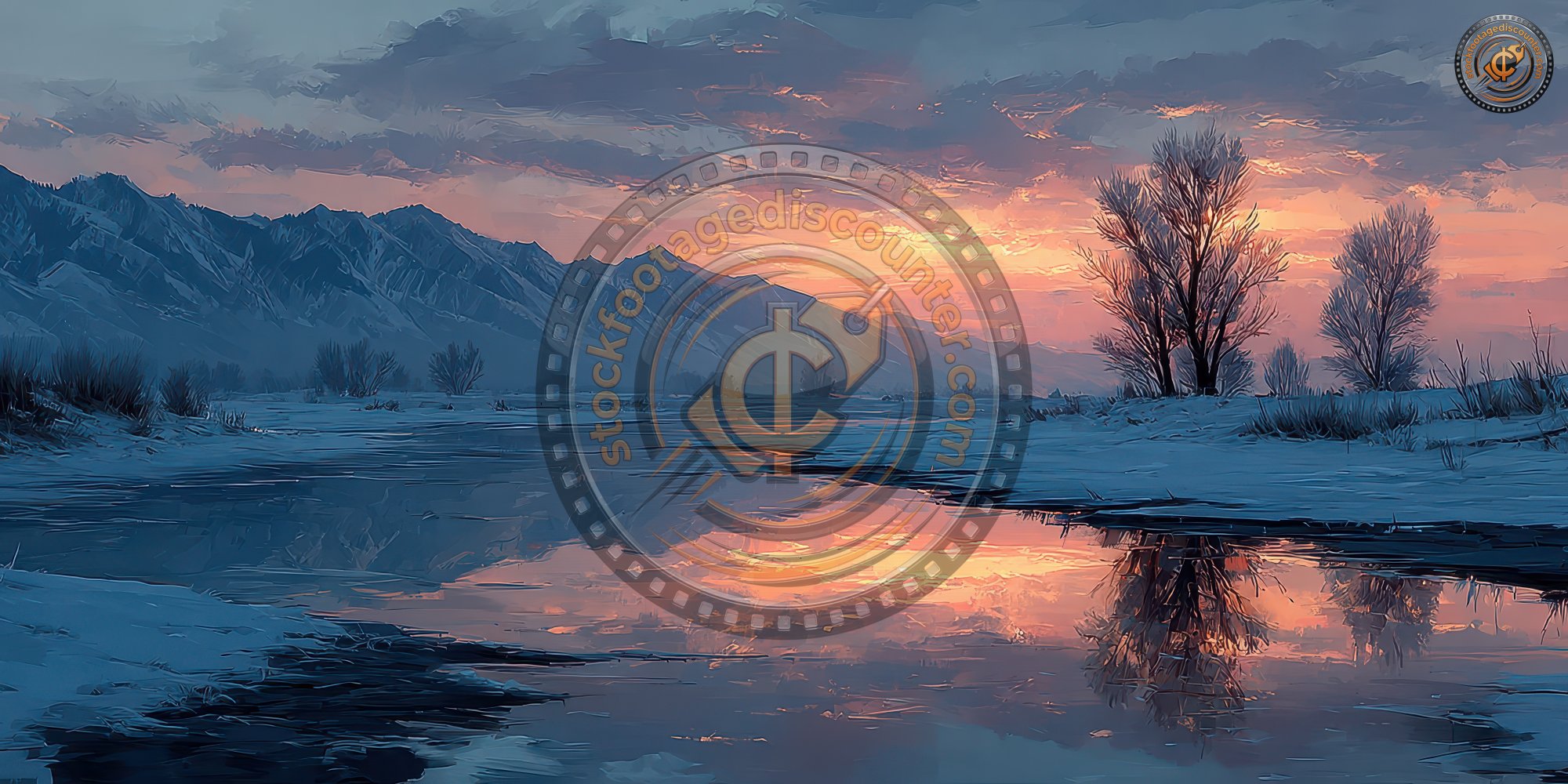 Nature Reflection Evening Snow Landscape Illustra 8674574b 4f1e 4617 A494 A10bba3a9ba3 3 Gigapixel Standard 6x