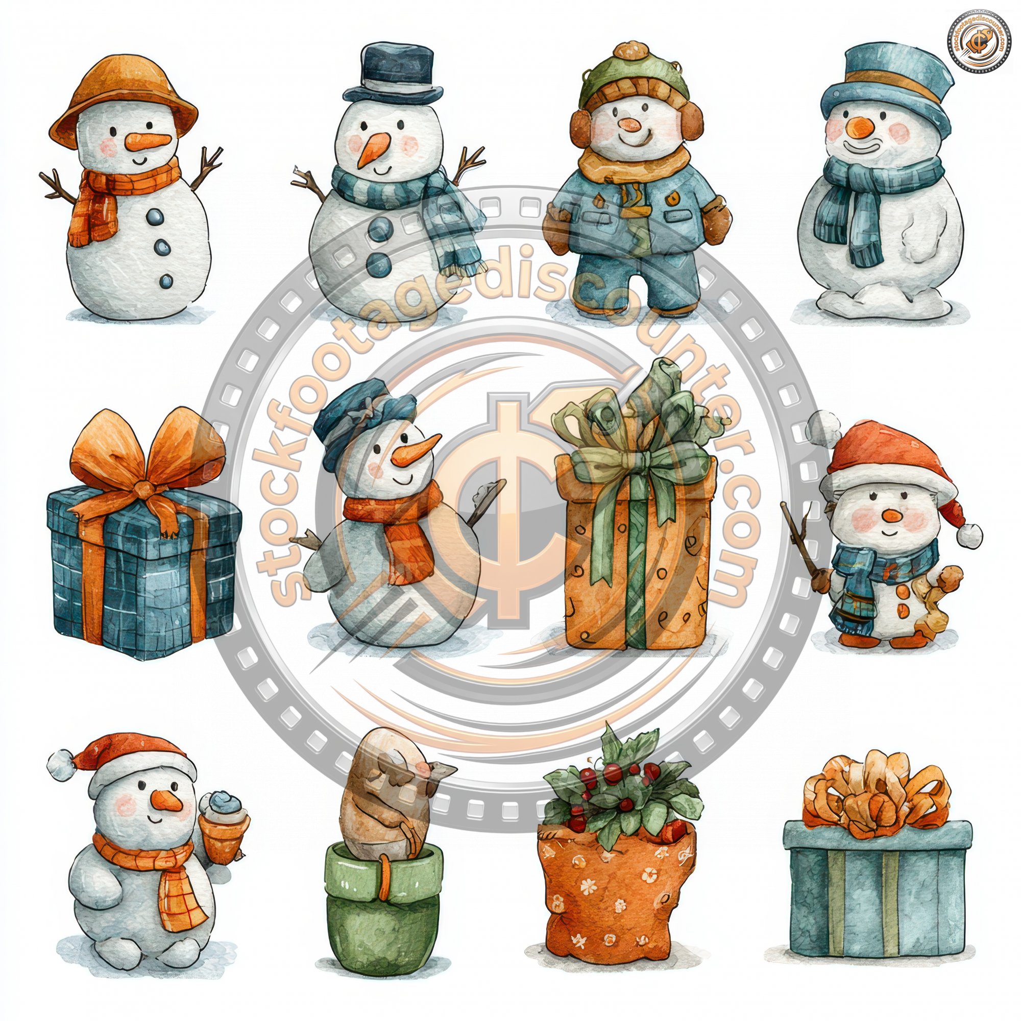 Set Of Christmas Icons New Year Celebration Decor 0b29c9cb 1e6c 4fd2 B19a A43d9910de95 0 Gigapixel Standard 6x