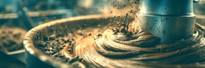 Industrial Mixer With Brown Dough. Hu 746453e7 7dc6 449b 9882 B9f8d439da43 1 Gigapixel Standard 6x Tealorange