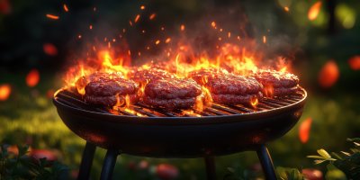 A Charcoal Grill With Flames Licking Up The Sides 201b51d3 7fde 40b1 A363 E477f9e64ca6 2 Gigapixel Standard 6x