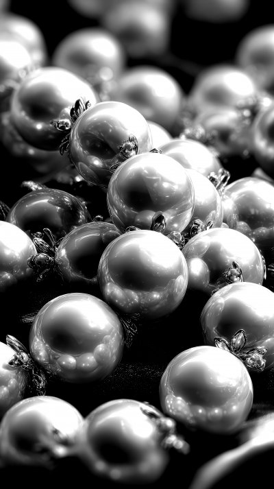 A Close Up Of A Bunch Of Pearls. Perfect For Jewe A233bf1b 3733 44fc 87fb 5269ac62a4a1 1 Gigapixel Standard 6x Bw