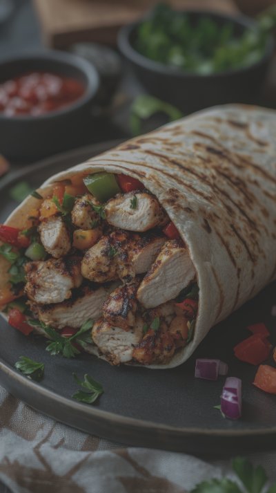 A Delicious Grilled Chicken Wrap Filled With Juic 1a41b9cc 49ec 48e3 914e Dc483d99970d 2 Gigapixel Standard 6x Lc