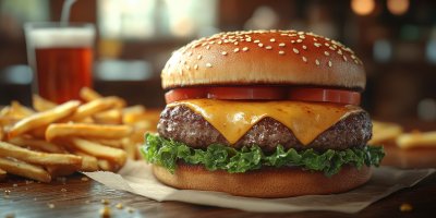 A Delicious Meal Of A Double Cheeseburger With Fr B19e5105 04a8 41ac B6af F37838e35fe3 2 Gigapixel Standard 6x