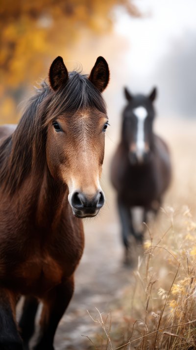 A Pair Of Running Horses On A Deserted Island. Na Ea211748 23bf 4287 A32a D6d97866e554 2 Gigapixel Standard 6x