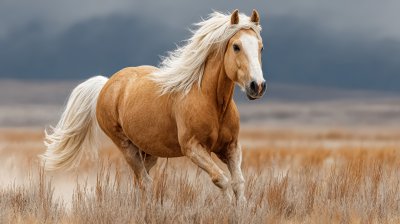 A Palomino Horse With White Mane And Tail On Dry F 03a8ccd9 9189 48be Ac46 C23491099d80 3 Gigapixel Standard 6x