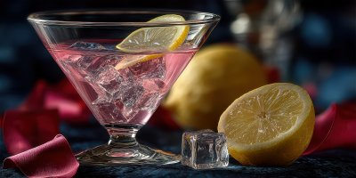 A Pink Cocktail In An Elegant Martini Glass With F4b48eac 188e 4351 8b1b Dfe13ada1a0a 0 Gigapixel Standard 6x