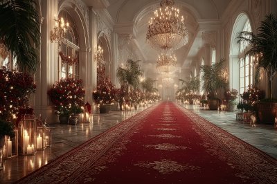 A Red Carpet Is Shown In A Room With A Chandelier 032e3adc 8452 4c61 Be35 65606b251bdc 2 Gigapixel Standard 6x