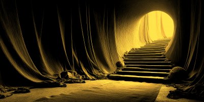 A Red Curtain Is Draped Over A Red Staircase Crea Cba2c74c C56e 43cf A28c C9bc16b96b39 0 Gigapixel Standard 6x Gold