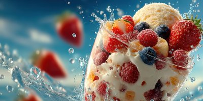 A Vibrant Yogurt Parfait With Fresh Berries And F A3c4dd38 412e 4f97 9a72 26692f5b17b6 2 Gigapixel Standard 6x