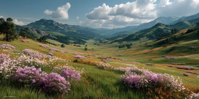 A Wildflower Meadow In Full Bloom With Rolling Gr 8e697826 E514 4535 Ba86 Cdf11e5d9054 0 Gigapixel Standard 6x