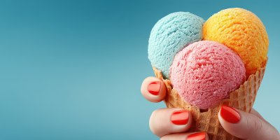 A Womans Hand Holding A Three Ball Ice Cream. Ice 409fcf22 82d8 4415 B5d3 861e177e5e09 1 Gigapixel Standard 6x