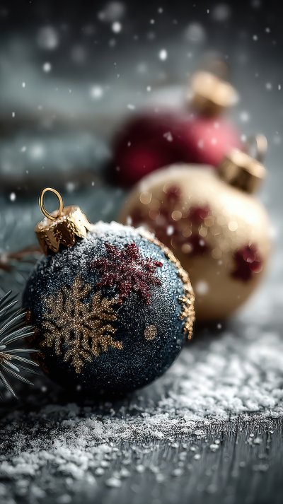 Abstract Christmas Card Baubles On Snow With Fi Ab2532ba 7e9f 452d 87b1 4a0a0c424ff2 0 Gigapixel Standard 6x