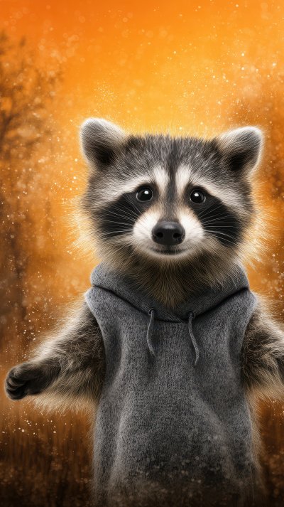 Adorable Raccoon Dj Wearing Headphones With Blank C10d6c16 9168 4808 B159 00f501a655bc 1 Gigapixel Standard 6x