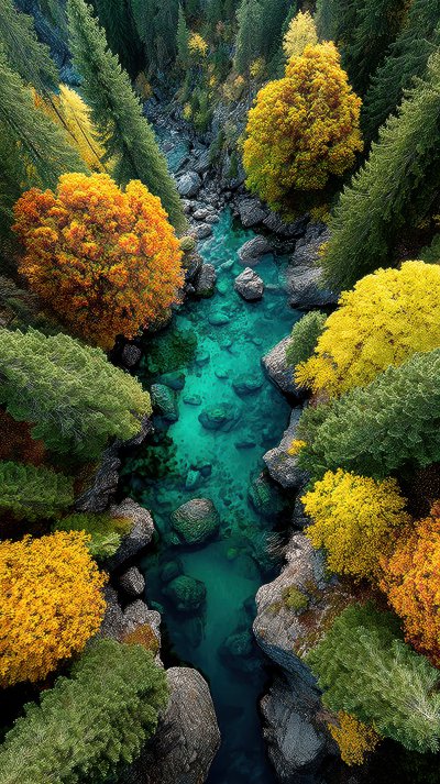 Aerial View Of A Beautiful Wooded Area With Lush 83024f82 5338 4e47 A56d Dccf03cd03a5 2 Gigapixel Standard 6x