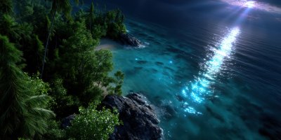 Aerial View Of A Small Island. Small Tropical Isl 1d935a55 3c96 4b2f A437 0c62ff4156c3 2 Gigapixel Standard 6x