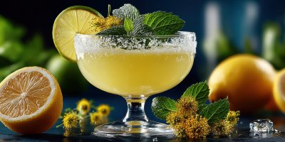 Alcoholic Cocktail Daiquiri With Lemon And Mint D 236863bb 7626 49a8 9c31 Df2bec918e20 2 Gigapixel Standard 6x