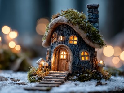 Amazing Fairy House. Christmas. Ultra Realistic. 4f8f4c47 68a0 4be9 992a 3d55dd3898d2 3 Gigapixel Standard 6x