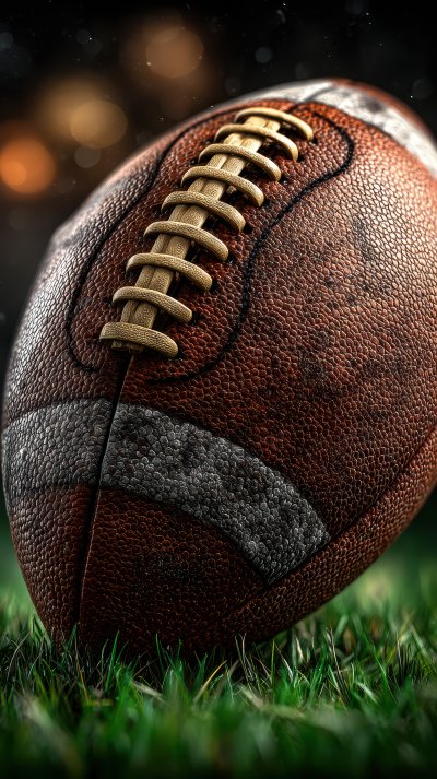 American Football On Green Grass On Black Backgro C6e89316 9c89 4e54 8604 4fccc7272294 0 Gigapixel Standard 6x