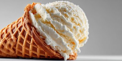 An Ice Cream Cone On White Background. Ice Cream. 15233671 86bb 41f9 8b4d 83529375e0a0 0 Gigapixel Standard 6x