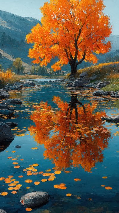 Autumn Fall Landscape. Tree With Colorful Leaves. A0f1b552 5df3 44c1 B835 A5c2ac2e2539 1 Gigapixel Standard 6x