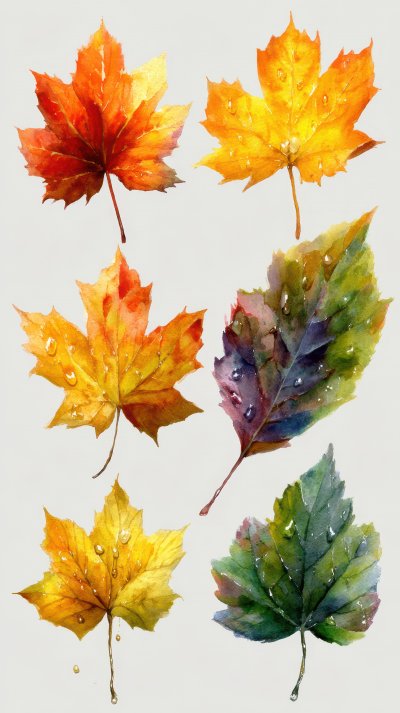 Autumn Maple Leaves. Horizontal Panoramic Image. 6f49e55e 4369 4324 9008 09c9950c57a9 2 Gigapixel Standard 6x