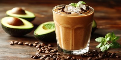 Avocado Coffee Smoothie On Clear Glass On Isolate 51e695e4 0b98 4ad8 B70f F45a6d0a562c 3 Gigapixel Standard 6x