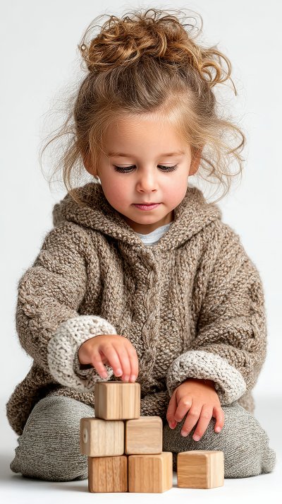 Baby Girl Playing With Wooden Cubes By Left Hand. Play 57f993b5 Ff4b 4164 Ba08 7a15080658e4 0 Gigapixel Standard 6x